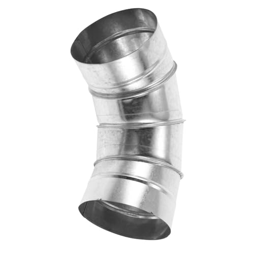 DOITOOL Bogen Ofenrohr aus Verzinktem Eisen Hitzebeständig und Verschleißfest Langlebiger Spiralschornstein-bogen für Küchenlüftung und Dunstabzugshauben Flexibler Anschluss DOITOOL Bogen Ofenrohr aus Verzinktem Eisen Hitzebeständig und Verschleißfest Langlebiger Spiralschornstein-bogen für Küchenlüftung und Dunstabzugshauben Flexibler Anschluss von DOITOOL