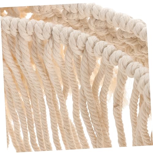 DOITOOL Boho Baumwoll Lampenschirm Makramee mit Quasten Handgefertigter Deckenlampenschirm Rustikaler Lampenschirm für Wohnzimmer Hotel Schlafzimmer Dekorative Hängeleuchte DOITOOL Boho Baumwoll Lampenschirm Makramee mit Quasten Handgefertigter Deckenlampenschirm Rustikaler Lampenschirm für Wohnzimmer Hotel Schlafzimmer Dekorative Hängeleuchte von DOITOOL