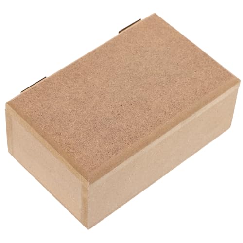 DOITOOL Box Box Aufbewahrungskiste kleine Kisten für Handwerkspeicherorganisator Bastelboxen geformt Holz Aufbewahrungsbox Storage Boxes unfertiger Holzbehälter Kunst Aufbewahrung hölzern von DOITOOL