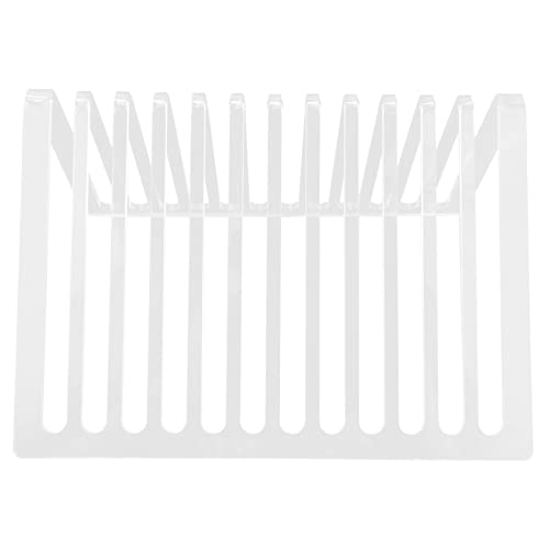DOITOOL Buchständer Schallplatten Alben Stand CD-Display-Rack Gestell schlank groß Ordnerregal Book Shelves aufbewahrungstruhe Desktop-CD-Rack Zeitungshalter aus Metall Acryl Transparent DOITOOL Buchständer Schallplatten Alben Stand CD-Display-Rack Gestell schlank groß Ordnerregal Book Shelves aufbewahrungstruhe Desktop-CD-Rack Zeitungshalter aus Metall Acryl Transparent von DOITOOL