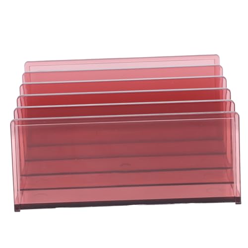 DOITOOL Bücherregal Büro Dokumentenablage Pastellfarbener Schreibtisch Organizer Mit Buchhalterhaltern Desktop Organizer Schreibtisch Akten Organizer Bücherregale Kleine Organizer von DOITOOL