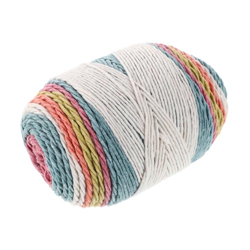 DOITOOL Bunte Baumwolle Garn für Anfänger Weiches Häkelgarn für Decken Kissen und Taschen für DIY Projekte und Kreative Handarbeiten DOITOOL Bunte Baumwolle Garn für Anfänger Weiches Häkelgarn für Decken Kissen und Taschen für DIY Projekte und Kreative Handarbeiten von DOITOOL