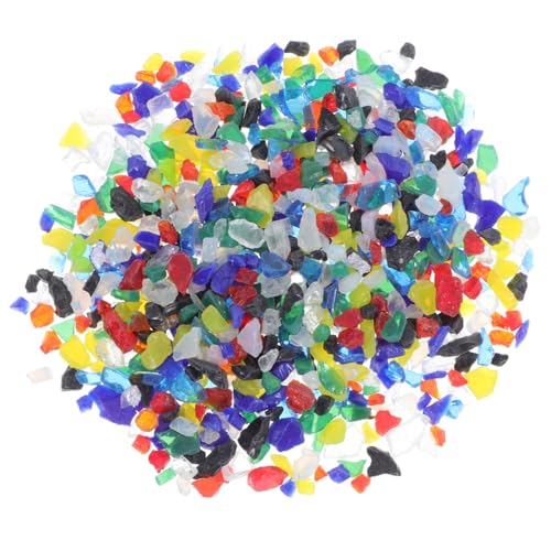 DOITOOL Bunte Glasblöcke für DIY Projekte Unregelmäßige Glasstücke für Kreative Dekorationen Farbige Hot Melt Blöcke als Vase Füllmaterial ca Packung DOITOOL Bunte Glasblöcke für DIY Projekte Unregelmäßige Glasstücke für Kreative Dekorationen Farbige Hot Melt Blöcke als Vase Füllmaterial ca Packung von DOITOOL