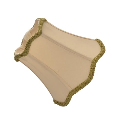 DOITOOL Clip Glühbirnen Lampenschirm Deckenbeleuchtung Innenbereich Stoff Raumabdeckung Deckenleuchtenschirm Lampenschirme Geformt Für Wohnzimmer Zum Aufhängen Creme Retro von DOITOOL