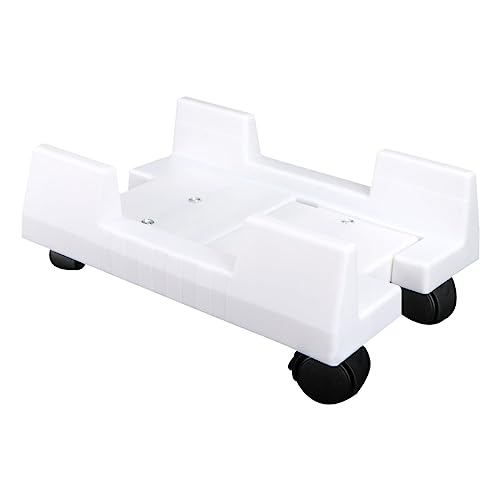 DOITOOL Computer Host Holder mit Verstellbarem Design Weißer Pc Halterung für Schreibtisch mit Stabil und Rostfrei für Sichere Aufbewahrung von Computergehäusen von DOITOOL