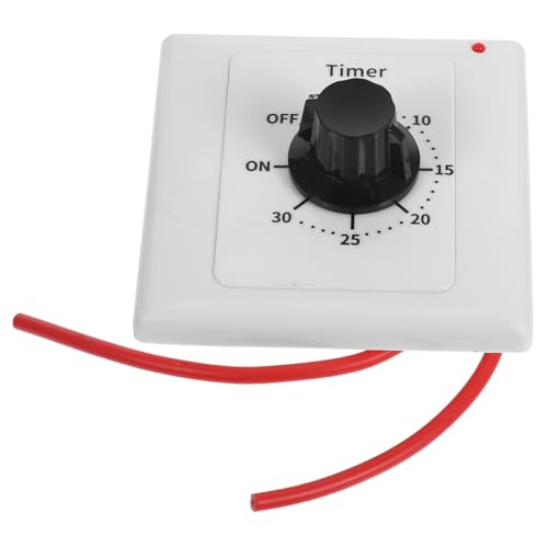 DOITOOL Countdown Timer Schalter für Badezimmerlüftung Elektronischer Countdown Controller Minuten für Licht und Geräte Einfache Bedienung und Zuverlässig von DOITOOL