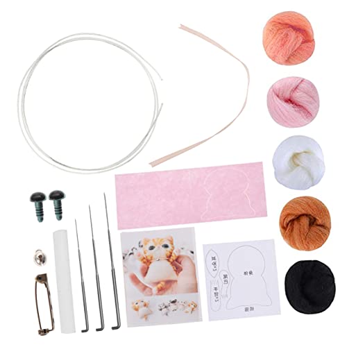 DOITOOL DIY Katzen Brosche Wollfilz für Anfänger Handgemachtes Materialpaket für Kreative Bastelprojekte Orange Katze für Bastelbegeisterte DOITOOL DIY Katzen Brosche Wollfilz für Anfänger Handgemachtes Materialpaket für Kreative Bastelprojekte Orange Katze für Bastelbegeisterte von DOITOOL
