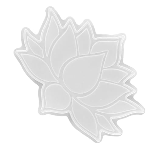 DOITOOL DIY Lotus Untersetzer Silikonform für Epoxidharz Multifunktionale Gießform für Tassenmatten Kaffeetablett und Dekoration Langlebiges Flexibles Material für Kreative Bastelideen von DOITOOL