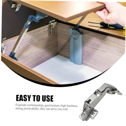 DOITOOL Dämpfendes Hydraulikscharnier für Schranktüren Langlebig Einfache Montage Geeignet für Küchen Kleiderschränke Geräuschlose Schranktür arretierung Vielseitig Einsetzbar von DOITOOL