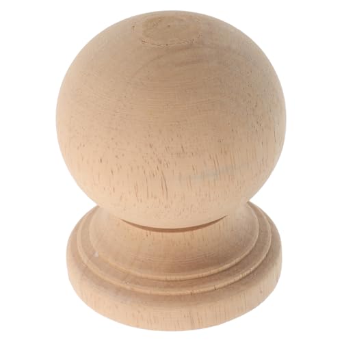 DOITOOL Dekorative Holz-Endstückkugel, Bastelspindel, Lampenschirm-Endstück, unbehandeltes Holz, römische Säule, Baluster-Zubehör – Treppen, Bettpfosten-Dekoration DOITOOL Dekorative Holz-Endstückkugel, Bastelspindel, Lampenschirm-Endstück, unbehandeltes Holz, römische Säule, Baluster-Zubehör – Treppen, Bettpfosten-Dekoration von DOITOOL
