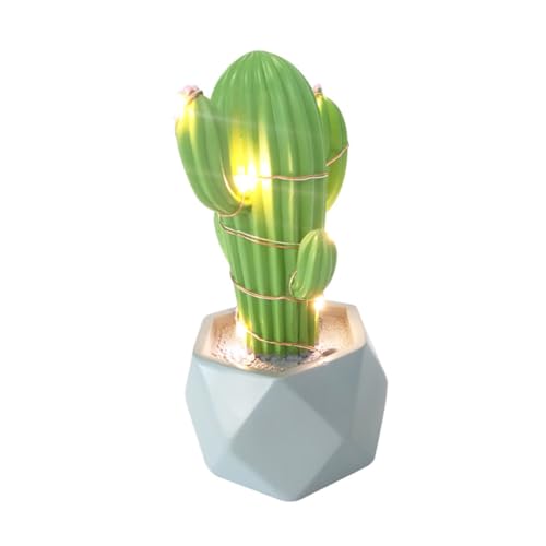 DOITOOL Desktop-dekoration Kaktus Nachtlicht Dekorative Tischlampe Nachtlicht Wohnkultur Kreative Lampe Für Kinder Kindergeschenk Nachtlicht Tischlampenornament Student Dekorationen Traum von DOITOOL