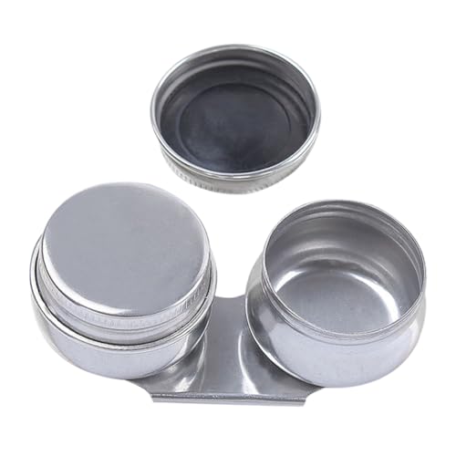 DOITOOL Doppel Ölpalette Becher mit Deckel Pinselreiniger Tasse für Einfache Pinselreinigung und Medium Mischung Künstlerbedarf Langlebig Präzise Verarbeitet von DOITOOL