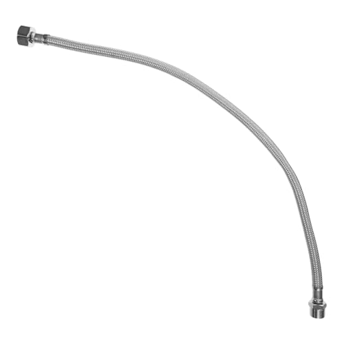 DOITOOL Edelstahl Flexibler Wasserschlauch Toilettenanschluss Auslaufsicher Knickfest Einfache Installation Universeller Panzerschlauch für Wc Wasserzufuhr von DOITOOL