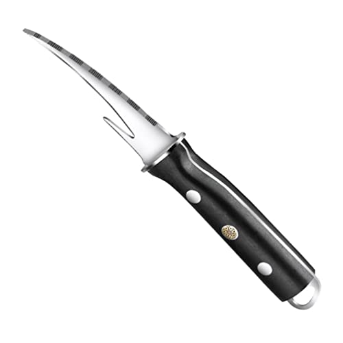 DOITOOL Edelstahl Garnelenschäler Shrimp Deveiner Garnelenreiniger Shrimp Shell Messer Oyster Öffner Garnelen Deveiner Tool Meeresfrüchte Werkzeug für Langusten Schäler Shrimps 2.4×18 cm von DOITOOL