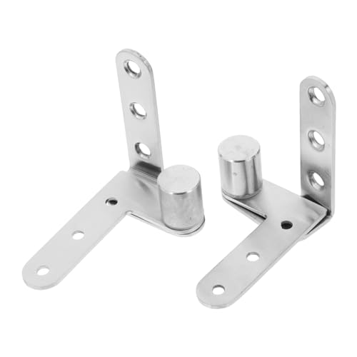 DOITOOL Edelstahl Pivot Türscharnier für Holztüren Robustes Verstecktes Türband mit Großem Öffnungswinkel Langlebig und Vielseitig Geeignet für Geheime Türen und Outdoor anwendungen von DOITOOL