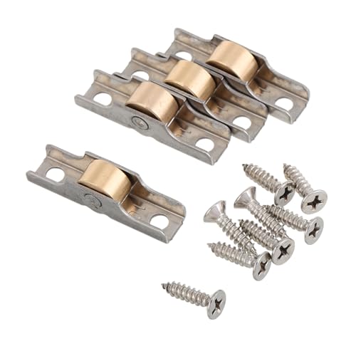 DOITOOL Edelstahl Schiebetür Laufrollen Fenster Rollers Leichtlauf Pulley Wheels für Aluminium Fensterrahmen Geräuscharm Langlebig Ersatz für Schiebetüren und Fliegengitter DOITOOL Edelstahl Schiebetür Laufrollen Fenster Rollers Leichtlauf Pulley Wheels für Aluminium Fensterrahmen Geräuscharm Langlebig Ersatz für Schiebetüren und Fliegengitter von DOITOOL
