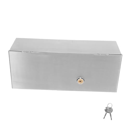 DOITOOL Edelstahl Steckdosenschutzbox Modell Antidiebstahl Elektrische Schutzabdeckung Wandsteckdose Sicherungsschutz für Haus Büro Vielseitig Einsetzbar Langlebig und Robust von DOITOOL