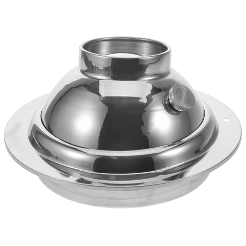 DOITOOL Edelstahl-Trockner-Entlüftungsabdeckung, runder Abluftgrill, Belüftungsauslass, kugelförmiger Entlüftungs-Trockner-Haube, externer Dunstabzug für Küche, Wand, Badezimmer DOITOOL Edelstahl-Trockner-Entlüftungsabdeckung, runder Abluftgrill, Belüftungsauslass, kugelförmiger Entlüftungs-Trockner-Haube, externer Dunstabzug für Küche, Wand, Badezimmer von DOITOOL