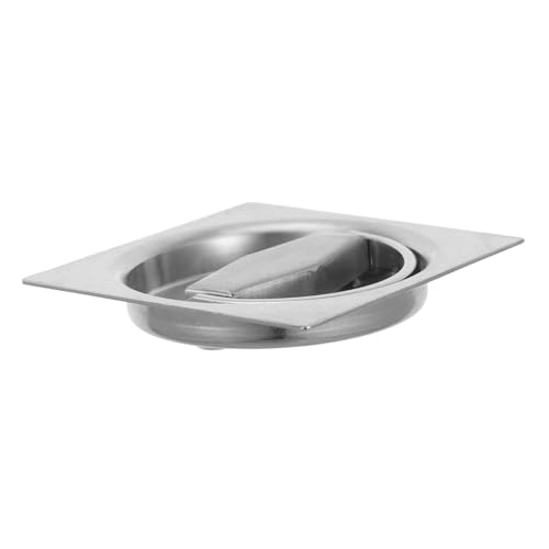 DOITOOL Edelstahl Versenkter Türgriff Rund Flach Bündig Schrank und Schiebetürgriff Silber für Möbel DOITOOL Edelstahl Versenkter Türgriff Rund Flach Bündig Schrank und Schiebetürgriff Silber für Möbel von DOITOOL