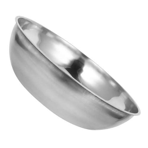 DOITOOL Edelstahlschüssel Für Küche Verdickt Zum Mischen Von Teig Und Waschen Von Gemüse Flaches Becken Für Salatschüssel Und Servieren DOITOOL Edelstahlschüssel Für Küche Verdickt Zum Mischen Von Teig Und Waschen Von Gemüse Flaches Becken Für Salatschüssel Und Servieren von DOITOOL