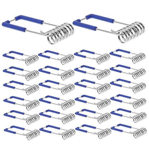 DOITOOL 100 Stück Federklammern Für Einbauleuchten Halteklammer Für Flächenleuchten Robuste Pe Und Metallkonstruktion Einfache Installation Für Downlights Lichtklammern Für Panel von DOITOOL