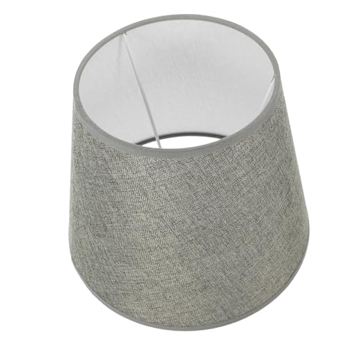 DOITOOL Einfarbiger Lampenschirm Lampenabdeckung Stoff Glühlampenabdeckung Aufclipsen Birnenlampenschirme Aufstecken Lampenschirm Stoff Beleuchtung Schreibtischlampe Metall E27 von DOITOOL