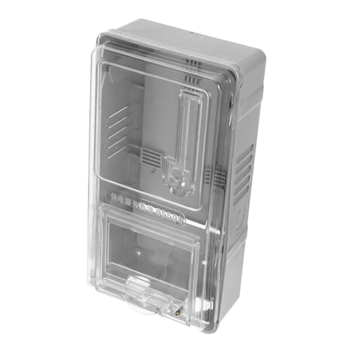 DOITOOL Elektrische Zählerbox Transparente Verteilungskiste für Haushalte und Gewerbe Einfache Installation Robustes PC Material Sichtbarkeit und Schutz für Stromzähler DOITOOL Elektrische Zählerbox Transparente Verteilungskiste für Haushalte und Gewerbe Einfache Installation Robustes PC Material Sichtbarkeit und Schutz für Stromzähler von DOITOOL
