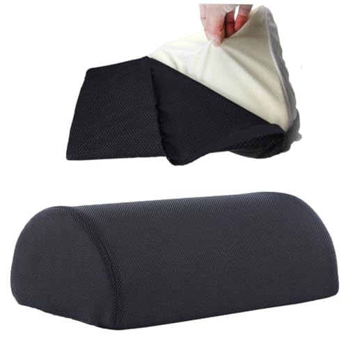 DOITOOL Fußrestkissen Halbzylinder Design Schwarz Anti Rutsch Fußpolster Für Zuhause Und Büro Ergonomisch Waschbare Abdeckung Lindert Knie Und Rückenschmerzen DOITOOL Fußrestkissen Halbzylinder Design Schwarz Anti Rutsch Fußpolster Für Zuhause Und Büro Ergonomisch Waschbare Abdeckung Lindert Knie Und Rückenschmerzen von DOITOOL