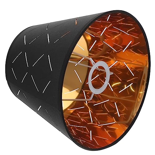 DOITOOL Ersatz Lampenschirm Schwarz Gold für Tisch und Stehlampe Dekorativer Lampenschirm für Büro und Wohnzimmer Einfache Installation Leicht und Langlebig DOITOOL Ersatz Lampenschirm Schwarz Gold für Tisch und Stehlampe Dekorativer Lampenschirm für Büro und Wohnzimmer Einfache Installation Leicht und Langlebig von DOITOOL