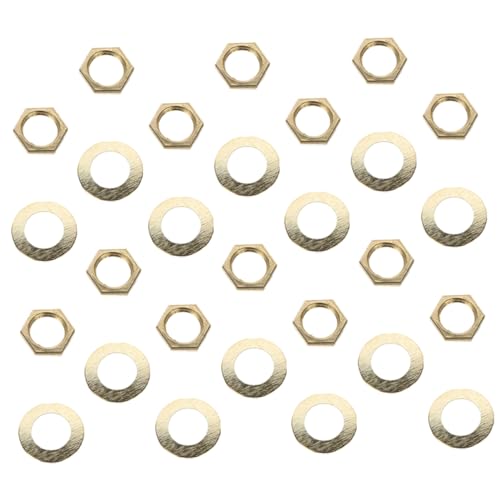 DOITOOL Ersatzteile Gold mit Muttern und Unterlegscheiben für DIY Uhr Reparatur und Montage Einfache Installation Vielseitig Kompatibel Zubehör für Wanduhren und Quarzuhren DOITOOL Ersatzteile Gold mit Muttern und Unterlegscheiben für DIY Uhr Reparatur und Montage Einfache Installation Vielseitig Kompatibel Zubehör für Wanduhren und Quarzuhren von DOITOOL