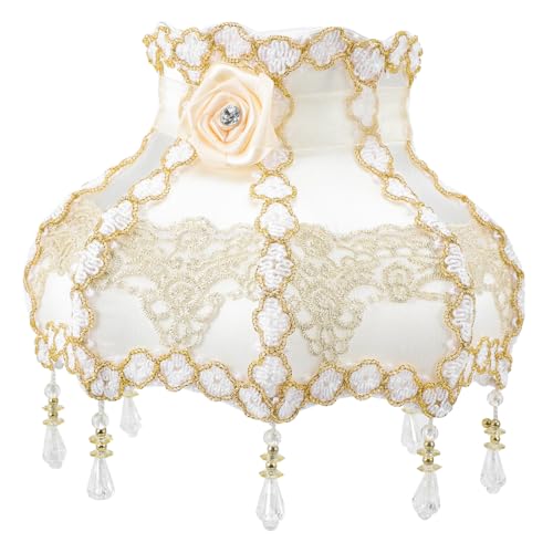 DOITOOL Europäischer Lampenschirm mit Quasten Stoff-lampenschirm für Tisch Stehlampe Vintage Stil Elegante Beleuchtungsdekoration für Wohnzimmer und Schlafzimmer DOITOOL Europäischer Lampenschirm mit Quasten Stoff-lampenschirm für Tisch Stehlampe Vintage Stil Elegante Beleuchtungsdekoration für Wohnzimmer und Schlafzimmer von DOITOOL