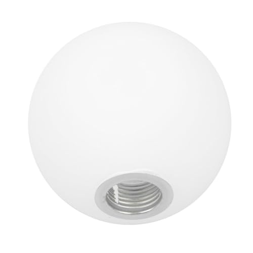 DOITOOL Milchglas Lampenschirm Runder Lampenschirm für Deckenleuchten Lichtabdeckung für Sanfte Beleuchtung Geeignet für Wohnräume Langlebig und von DOITOOL