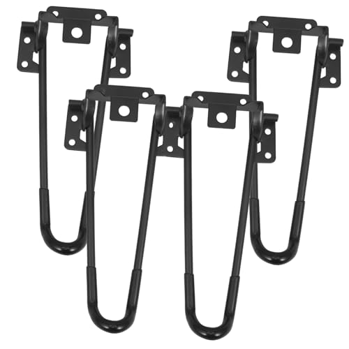 DOITOOL Faltbare Haarnadel Tischbeine Aus Metall Klappbare Möbelbeine Für Schreibtische Und Esstische Stabile Tischbeinhalterung Für Reparaturen Und Neubauten von DOITOOL
