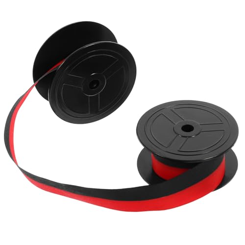 DOITOOL Farbband Schreibmaschine Doppelspule Farbig Schwarz Rot Ersatzband Kompatibel Stardp Langlebiges Abs Material Haushalts Schreibmaschinen Zubehör von DOITOOL