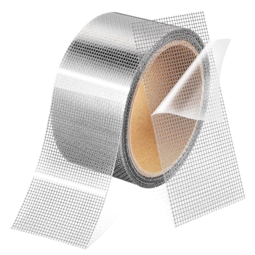 DOITOOL Fenster Fliegengitter Reparaturband Selbstklebend Pet Mesh Netz Klebestreifen für Fliegengitterreparatur und Insektenschutz Robust Reißfest Unsichtbar Abdichtend von DOITOOL