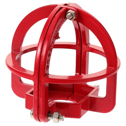 DOITOOL Feuersprinkler-Schutzhülle, Metall-Sprinklerkäfig für private gewerbliche Nutzung, rot, 8,5 x 8,5 x 8,9 cm DOITOOL Feuersprinkler-Schutzhülle, Metall-Sprinklerkäfig für private gewerbliche Nutzung, rot, 8,5 x 8,5 x 8,9 cm von DOITOOL
