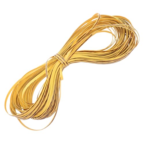 DOITOOL Flaches Synthetisches PE Rattanband Flexibles Geflechtsmaterial Für Terrassenmöbel Reparatur Gartenstuhl Sofa Korb DIY Kunststoff Rattan-webmaterial Robust Pflegeleicht von DOITOOL