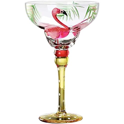 DOITOOL Flamingo-Martini-Gläser Coupé-Cocktailgläser Exquisite -Coupé-Gläser Für Cocktails Für Zuhause Bar Restaurants Partys von DOITOOL