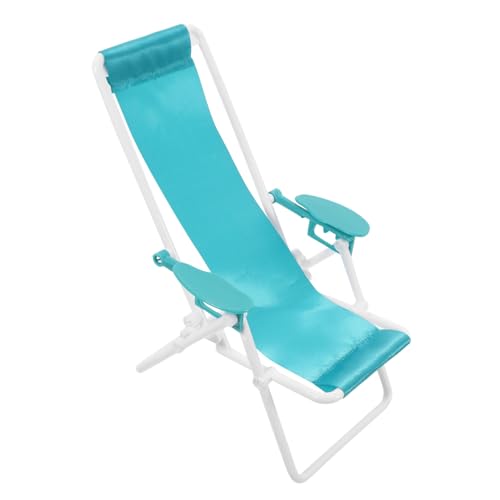 DOITOOL Mini-strandstuhl Faltbar Miniatur-Lounge-Sessel Klappbarer Campingstuhl Leicht Strandstuhl-Modell Atmungsaktives Requisit Für Und Gartenpartys von DOITOOL