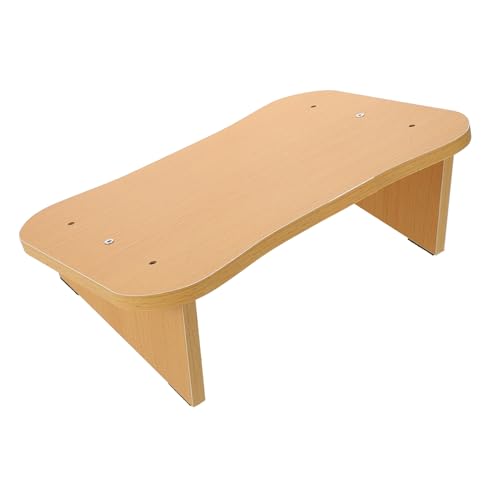 DOITOOL Fußhocker Schreibtisch Stabiler Holzfußhocker Fußstütze Fürs Büro Rutschfester Fußhocker Mit Schrägem Design Für Ergonomische Sitzhaltung von DOITOOL