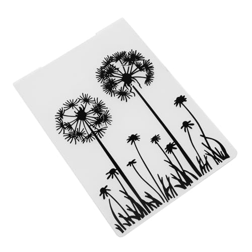 DOITOOL Geprägter Ordner Handwerksbedarf Album Karte Scrapbooking Farbig Prägung Prägenwerkzeug Kunststoffschablonen Formen Prägemappen Aus Kunststoff Weiß Plastik von DOITOOL
