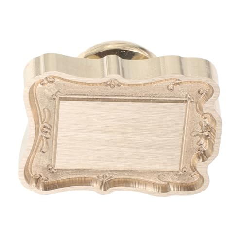 DOITOOL Geprägter Wachssiegel-stempelkopf Kupfer Europäischer Rahmen Design für Briefumschläge Hochzeitseinladungen Scrapbooking DIY Originelles Bastelzubehör von DOITOOL