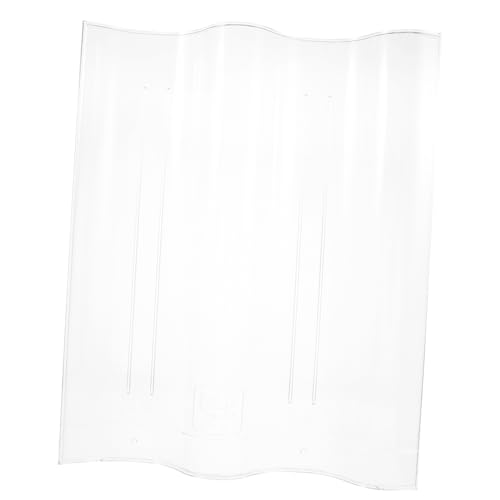 DOITOOL Gewächshaus-Dachplatte Transparent Acryl Wellenplatte für Gewächshäuser Blumenzimmer Sonnenräume Langlebig Ersatz Dachzubehör von DOITOOL