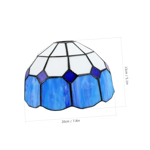 DOITOOL Glas Lampenschirm Stil Mediterran Blau Weiß Glaslampenschirm Für Fassung Decken Wandlampe Deko Lichtzubehör Robust Wiederverwendbar Für Zuhause Hotel Wohnzimmer DOITOOL Glas Lampenschirm Stil Mediterran Blau Weiß Glaslampenschirm Für Fassung Decken Wandlampe Deko Lichtzubehör Robust Wiederverwendbar Für Zuhause Hotel Wohnzimmer von DOITOOL