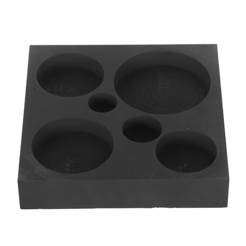 DOITOOL Graphit Schmelzform Gussform Sechsfach Form für Metallbarren Gold Silber Kupfer Aluminium Schmelzen Reinigen Hohe Chemische Stabilität für Reine Metallveredelung Zuhause von DOITOOL