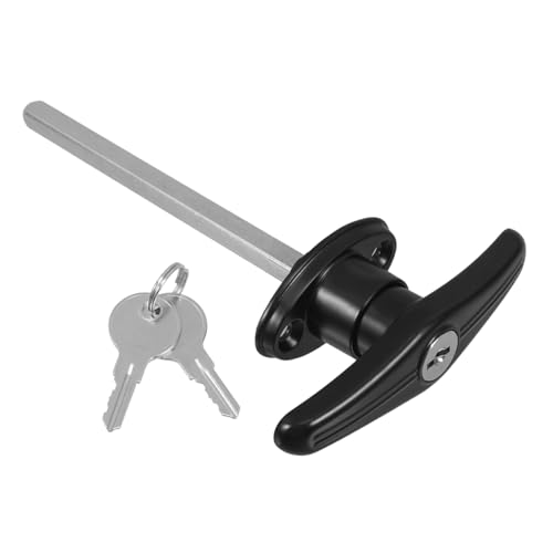 DOITOOL Griffschloss Hardware Hebel Türgriff Türen Abschließbar Sperren Schloss Für Tor Garagentorschlüssel Van Schlüssellos Türknauf Türschloss Türgriff Usb Black Zinklegierung von DOITOOL