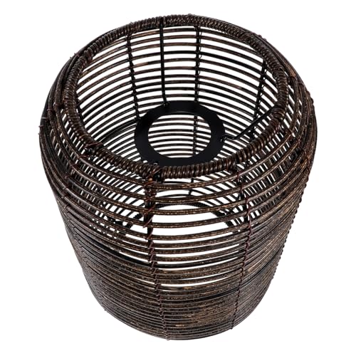 DOITOOL Hängeleuchte Lampenschirm Vintage Gewebter Lampschirm für Deckenlampen für Wohnzimmer Schlafzimmer Restaurant und Teestube Abnehmbar und Pflegeleicht von DOITOOL