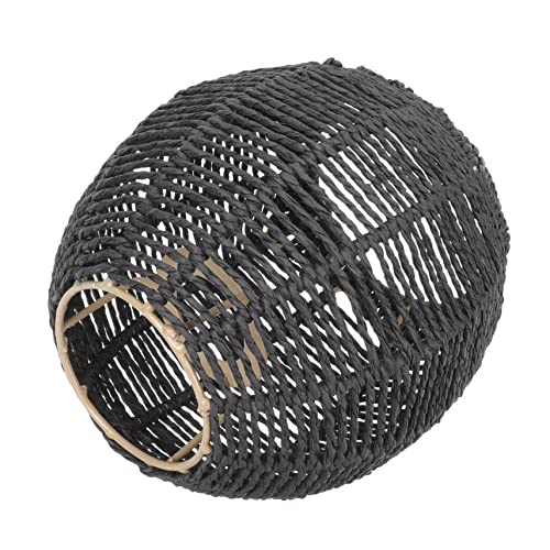 DOITOOL Hängender Lampenschirm Gewebtem Papier Vintage Deckenlampe für Esszimmer Wohnzimmer Cafés und Geschäfte Langlebig und Installieren für Innenbereich von DOITOOL