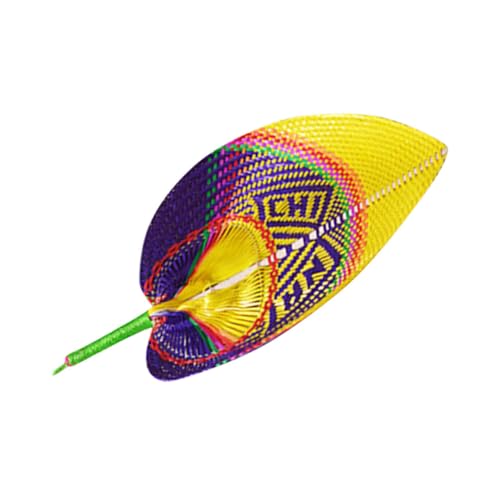 DOITOOL Handgefertigter Sommerlicher Bambus Handfächer Pfirsichform Leichter Tragbarer Kühlventilator mit Feiner Webstruktur Dekorativer Raum und Schlafzimmer Fächer DOITOOL Handgefertigter Sommerlicher Bambus Handfächer Pfirsichform Leichter Tragbarer Kühlventilator mit Feiner Webstruktur Dekorativer Raum und Schlafzimmer Fächer von DOITOOL