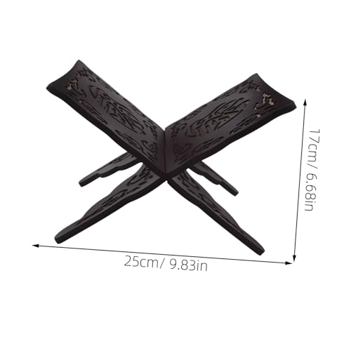 DOITOOL Holz Buchständer Klappbar Muslimischer Quran Halter Verstellbar Für Gebetsbücher Bibel Kochbuch Anzeige Schwarz Spirituelles Design Präzise Gravur Religiöses Geschenk DOITOOL Holz Buchständer Klappbar Muslimischer Quran Halter Verstellbar Für Gebetsbücher Bibel Kochbuch Anzeige Schwarz Spirituelles Design Präzise Gravur Religiöses Geschenk von DOITOOL